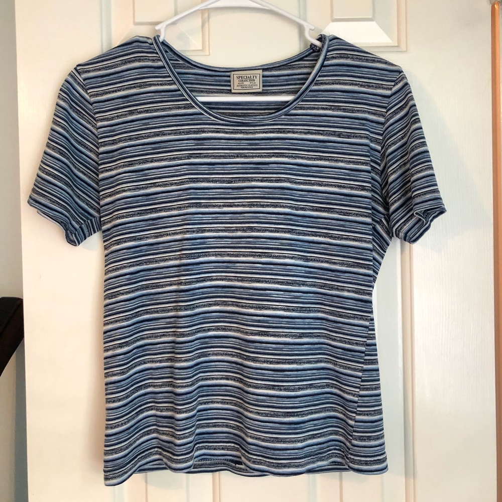 Striped blue tee